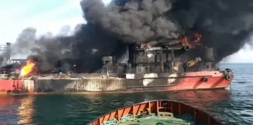 又两艘货船遭遇炮弹袭击，有海员受伤，共5艘了！