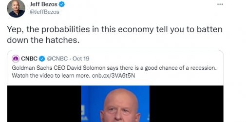 贝索斯警告：美国经济衰退迫在眉睫！这类卖家将受影响!
